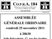 Affiche AGO 2011 CO.P.R.A. 184